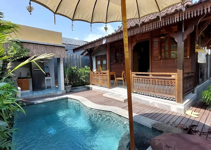 Chic 1br Romantic & Private Pool At Puri Bhawana *