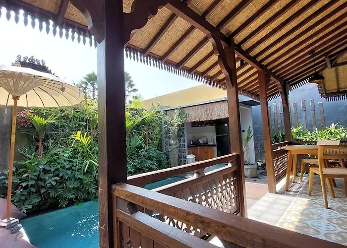 Chic 1br Romantic & Private Pool At Puri Bhawana * Убуд